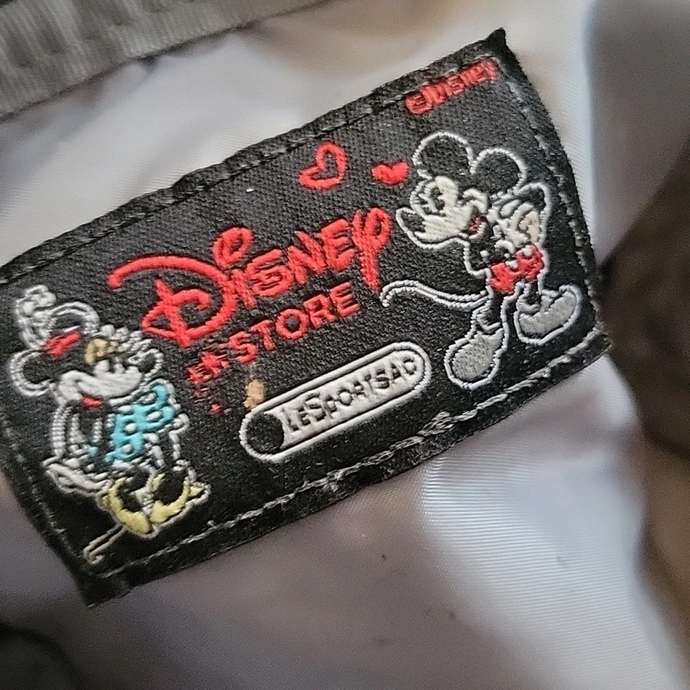 Disney Store × Lesportsac Mickey & Minnie Mouse Makeup Pouch Bag Hearts Love